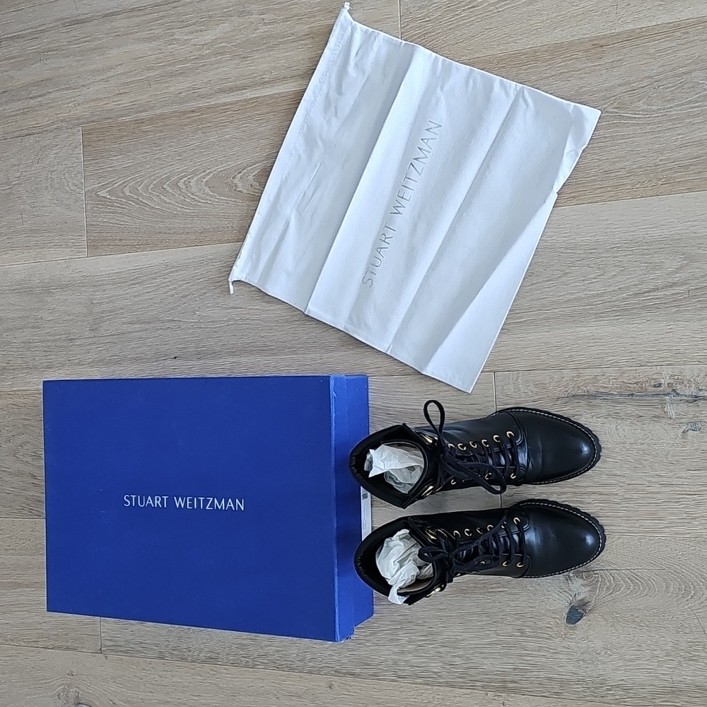 Stuart Weitzman Kingsley Leather Boots